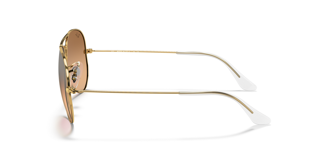 Lunettes de soleil ray-ban rb3025 aviator large métal 001 / 3e . taille 62mm - Vue détaillée