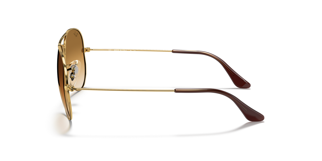 Sunglasses ray-ban rb3025 aviator large metal 001/51 . size 55mm - Detailed view