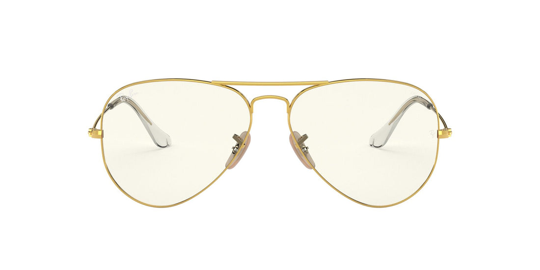 Occhiali da sole ray-ban rb3025 aviatore grande metallo 001/5f . taglia 55mm - Vista dettagliata