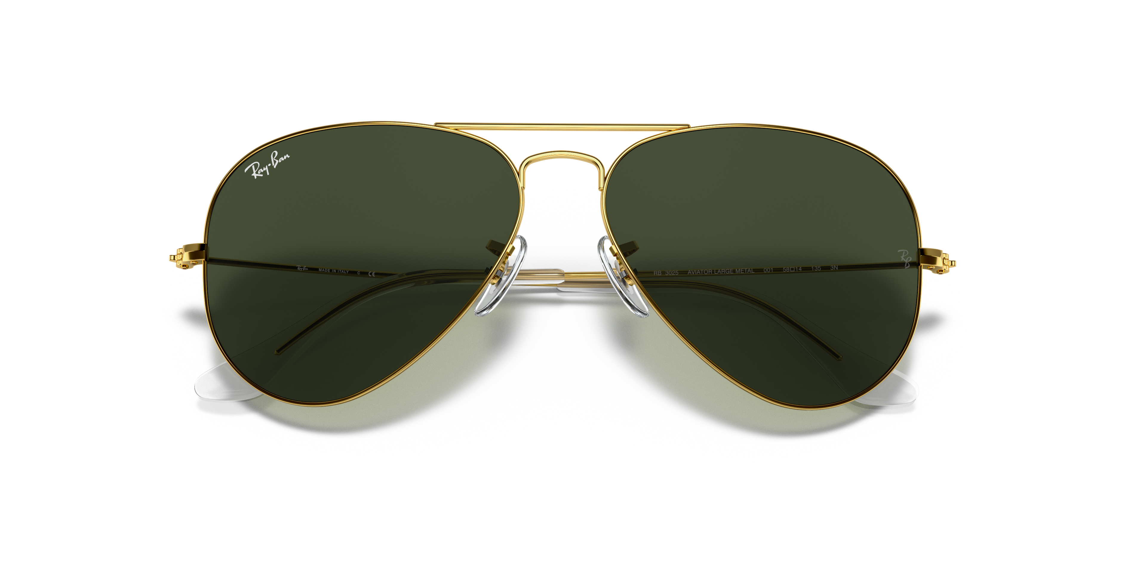 Ray-ban rb3025 aviatore grande metallo 001 62