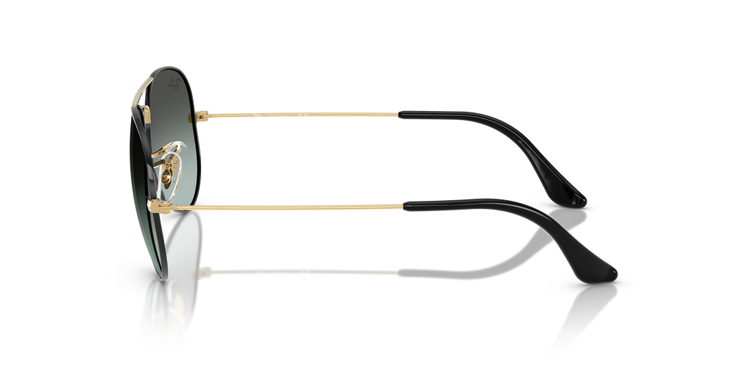 Óculos de sol ray-ban rb3025 aviator 9271gk negro pilot unisex tamanho 58mm - Vista de detalhe