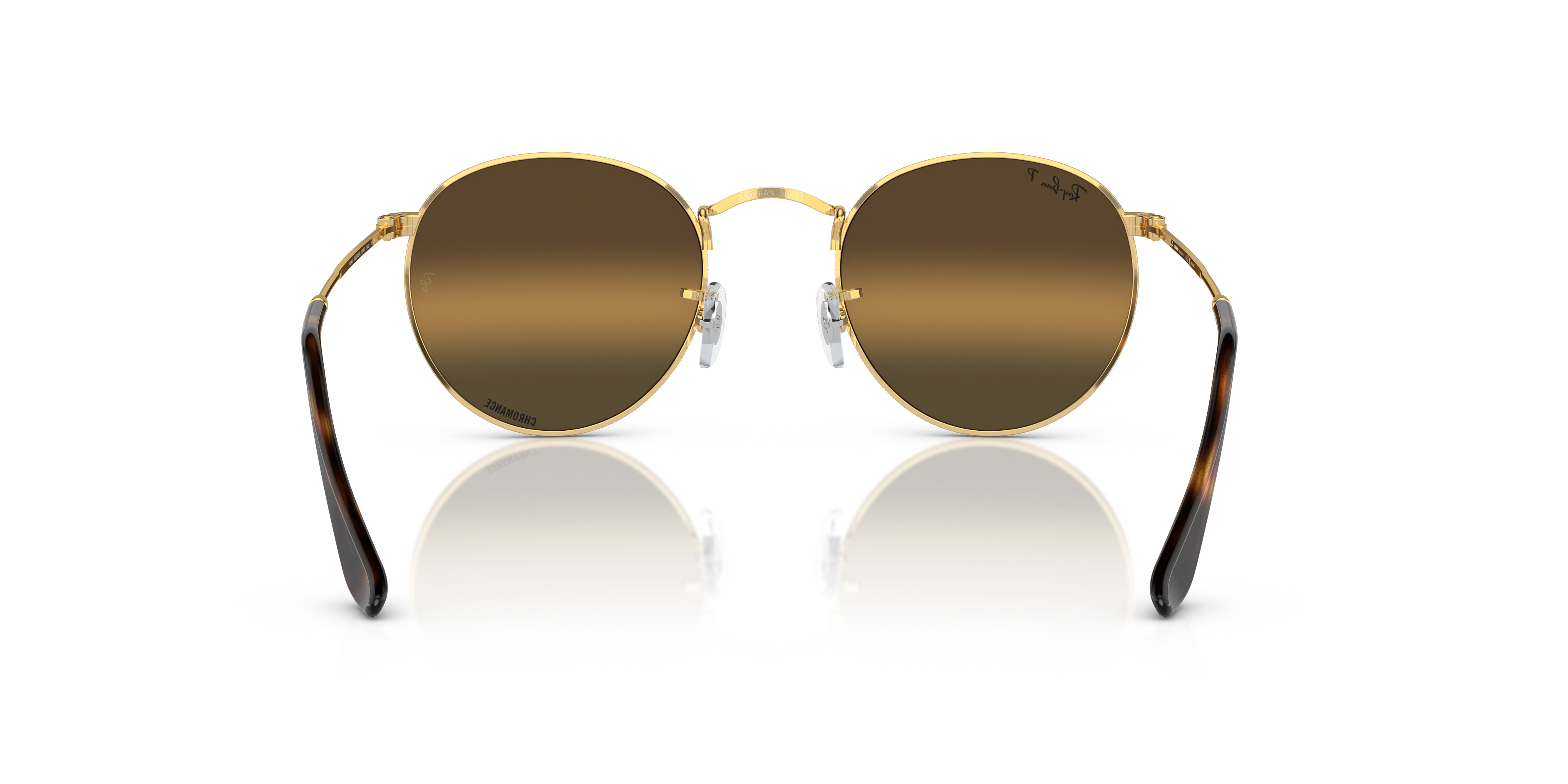 RAY-BAN RB3447 ROUND METAL 001/G5 53