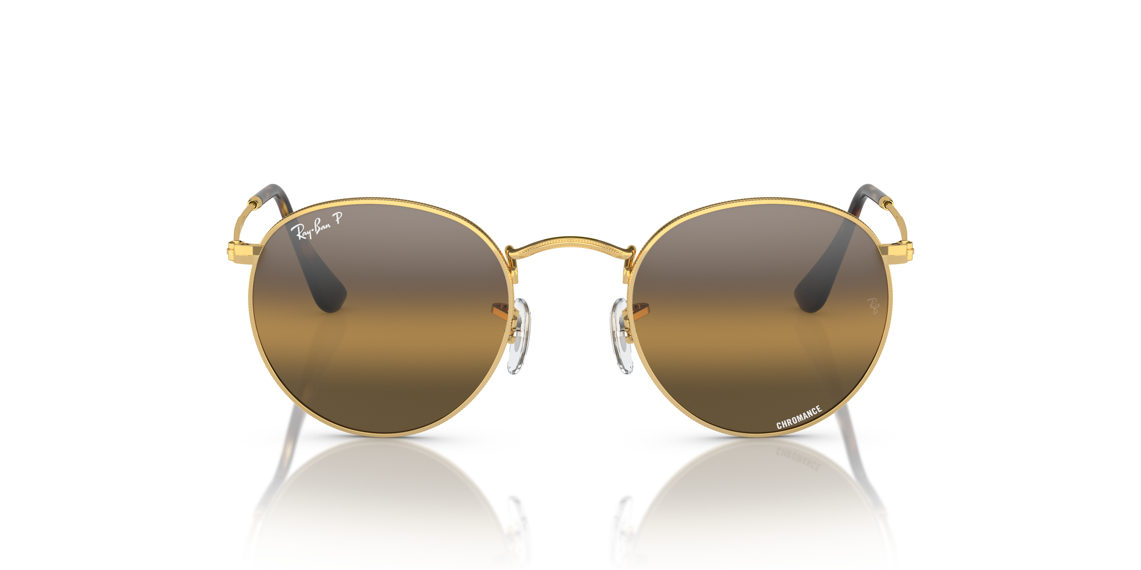 RAY-BAN RB3447 ROUND METAL 001/G5 53