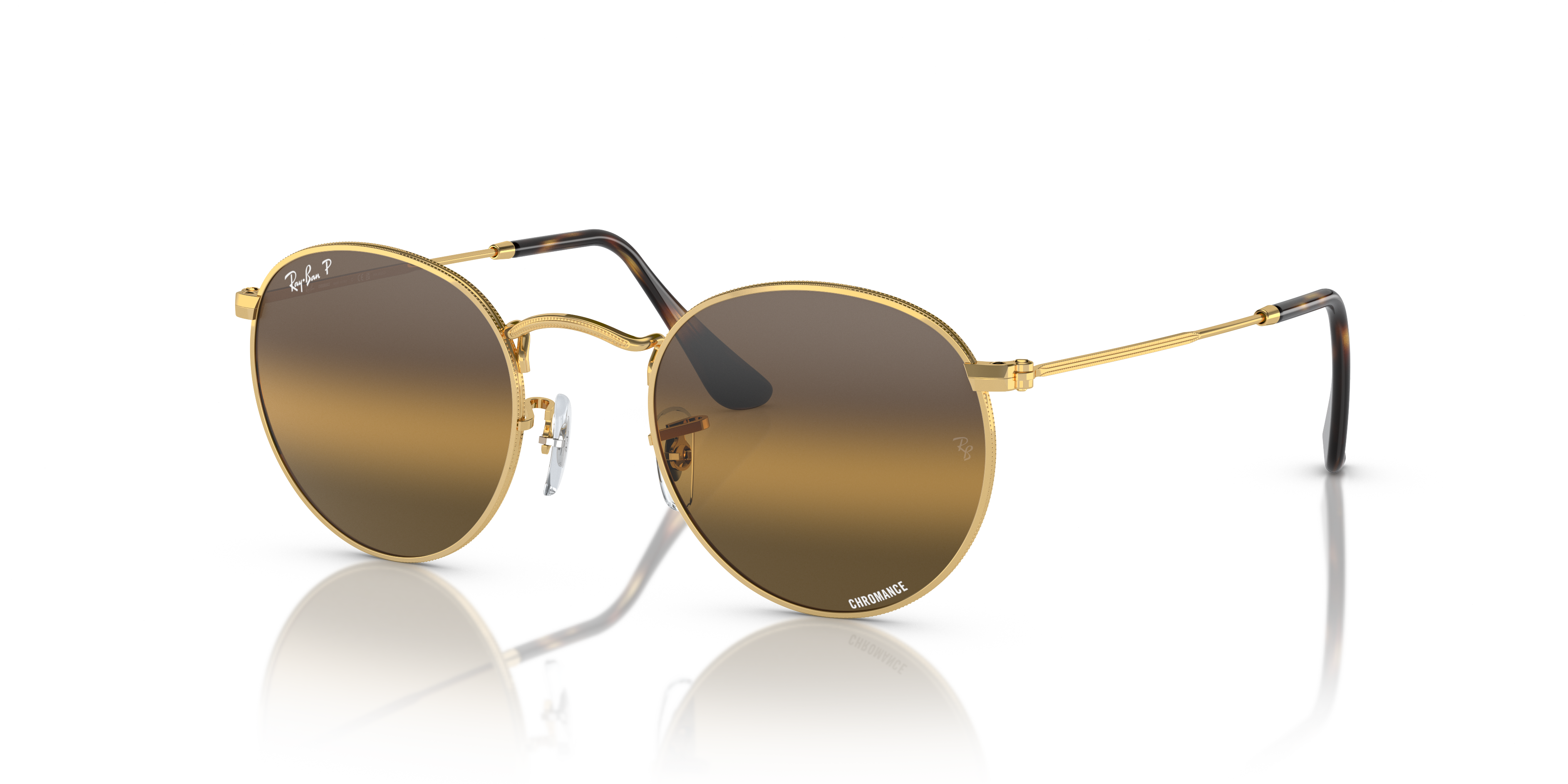 RAY-BAN RB3447 ROUND METAL 001/G5 50