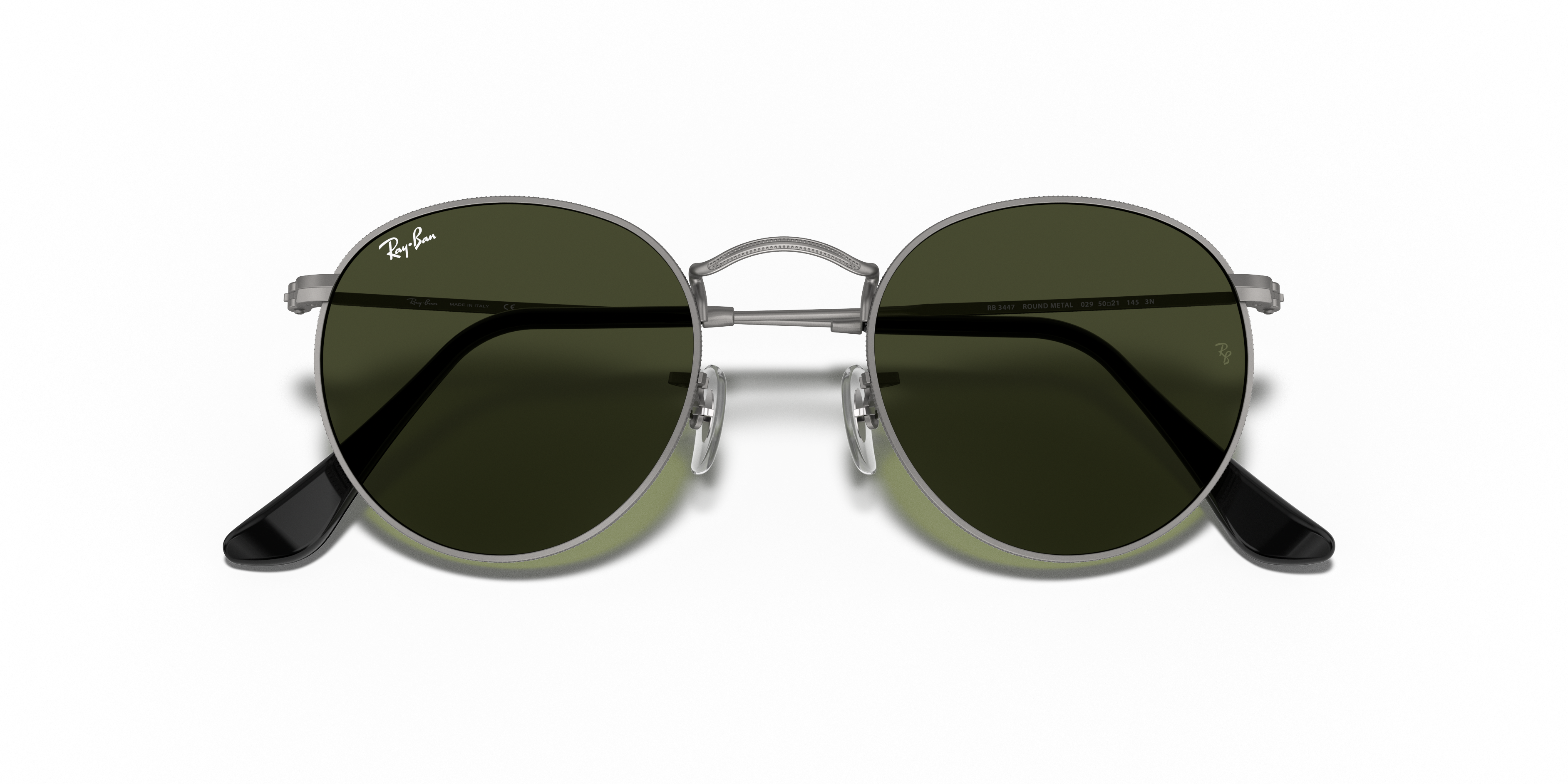 RAY-BAN RB3447 ROUND METAL 29 53 - 1