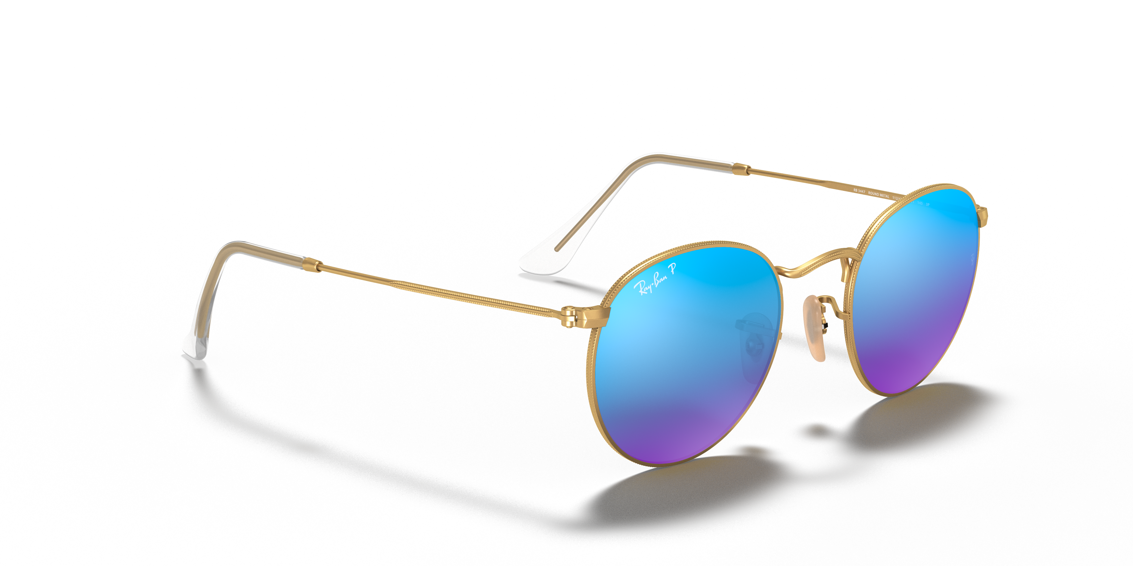RAY-BAN RB3447 ROUND METAL 112/4L 50