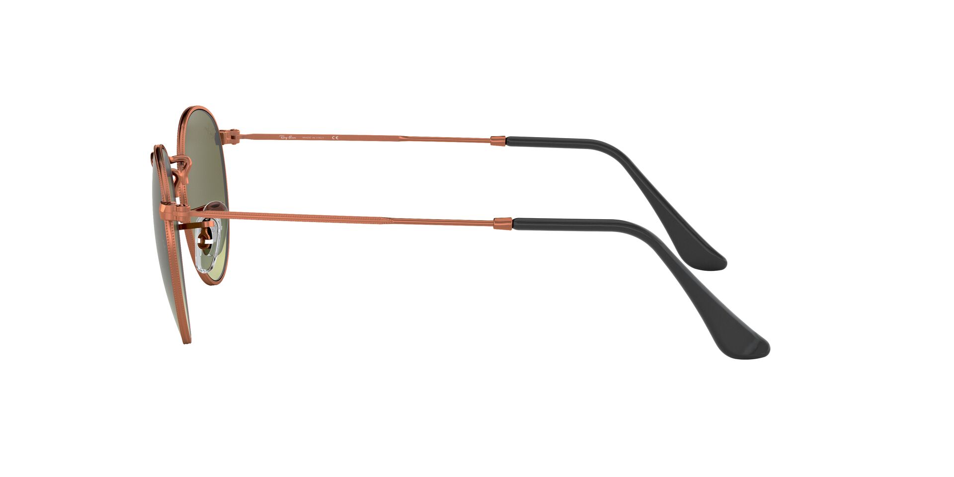 RAY-BAN RB3447 ROUND METAL 9002A6 47 - 1