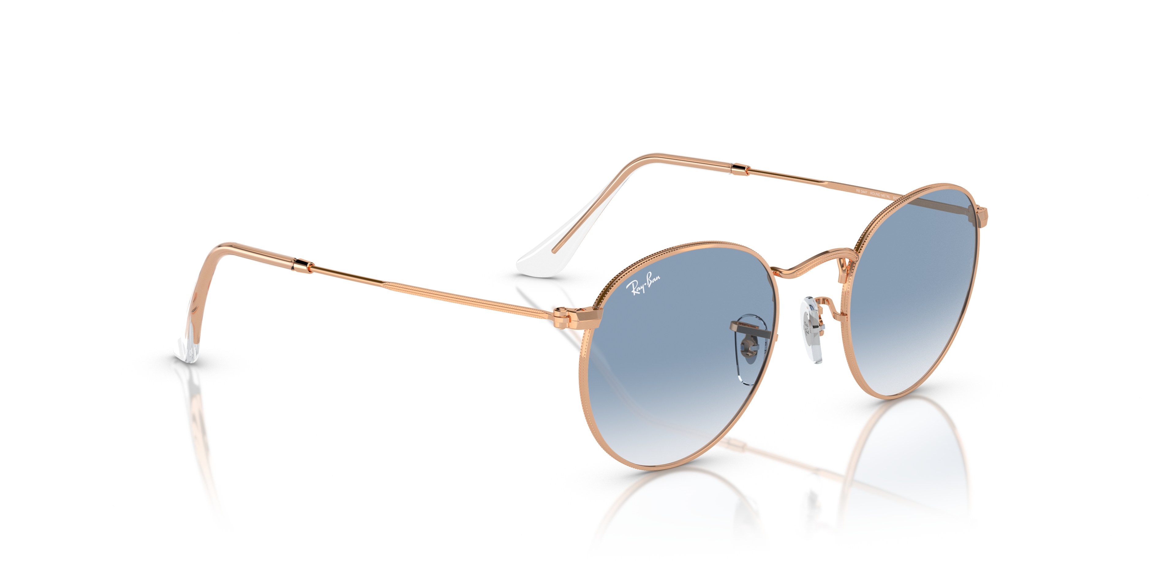 RAY-BAN RB3447 ROUND METAL 92023F 53