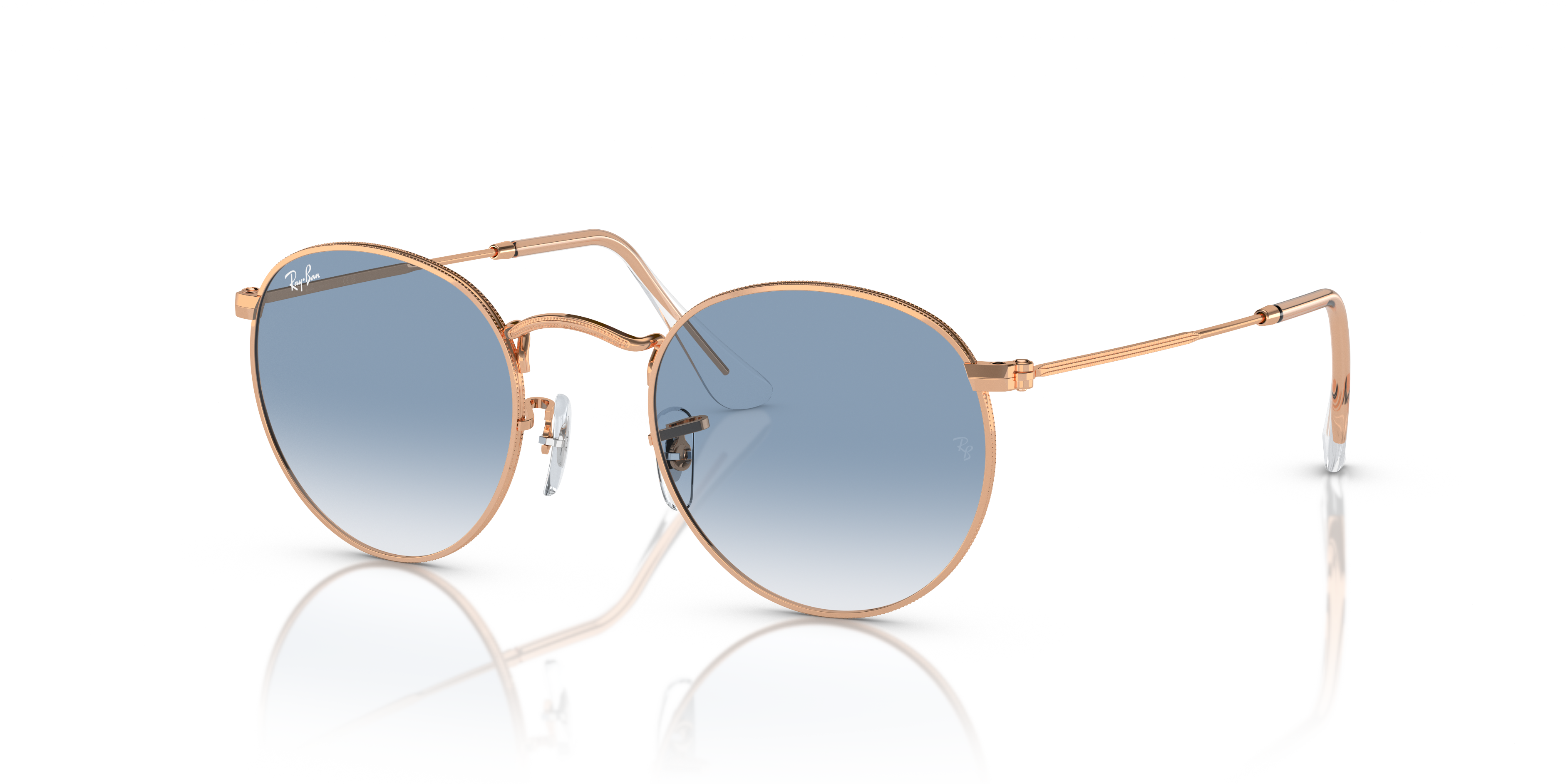 RAY-BAN RB3447 ROUND METAL 92023F 53