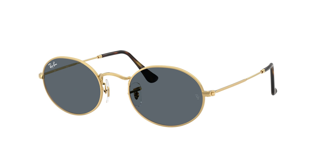Occhiali da sole ray-ban rb3547n oval 001/r5 oro oval unisex taglia 51mm - Vista principale