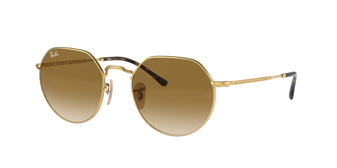 Óculos de sol ray-ban rb3565 jack 001/51 unisex tamanho 53mm - Vista principal