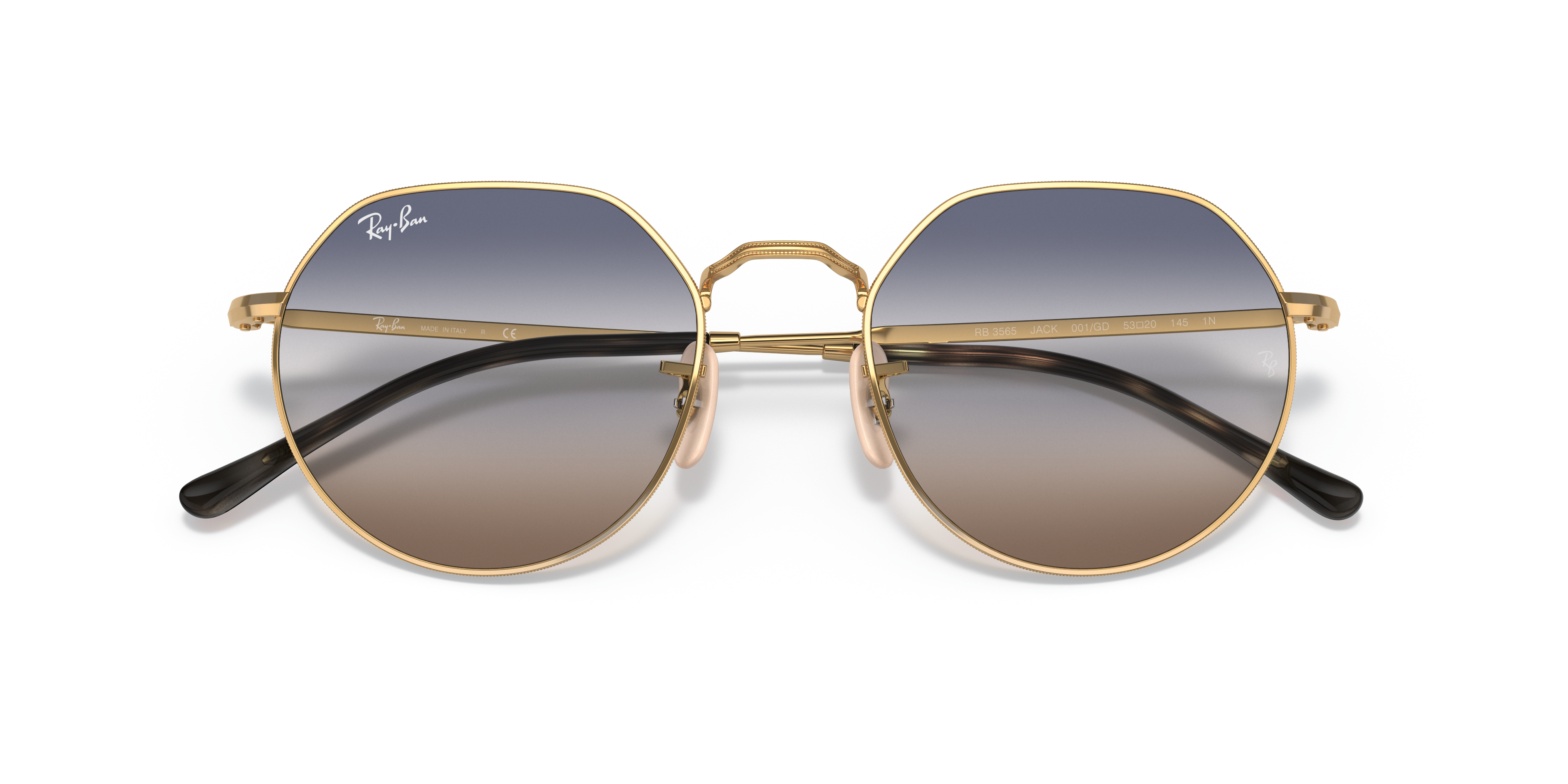 RAY-BAN RB3565 JACK 001/GD 53