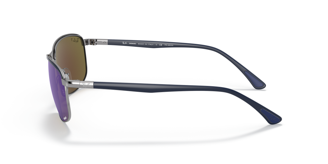 Óculos de sol ray-ban rb3671ch 92044l unisex tamanho 60mm - Vista de detalhe