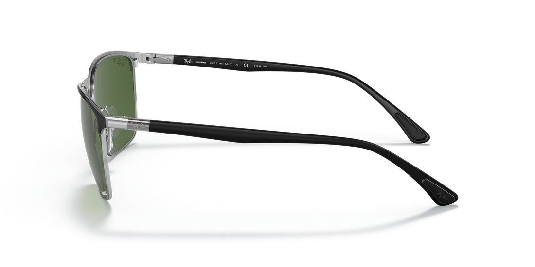 Óculos de sol ray-ban rb3686 9144p1 unisex tamanho 57mm - Vista de detalhe