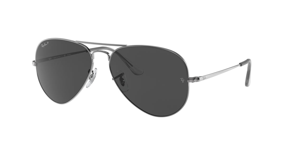Occhiali da sole ray-ban rb3689 aviator metal ii 004/48 unisex taglia 58mm - Vista principale