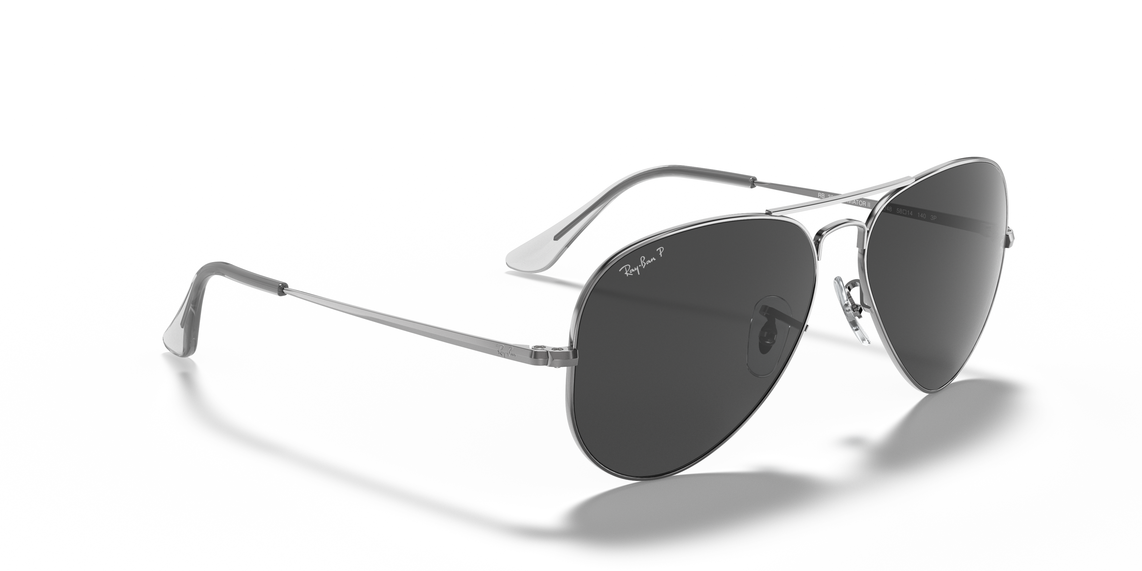 RAY-BAN RB3689 AVIATOR METAL II 004/48 58