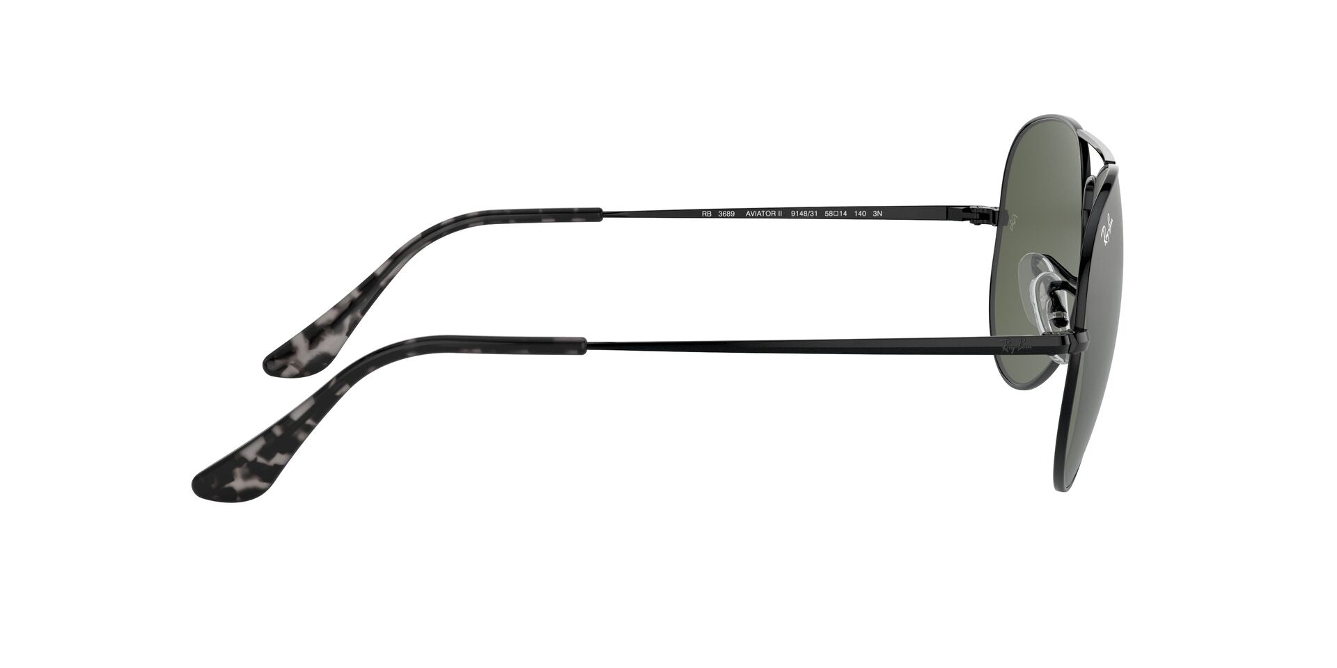 RAY-BAN RB3689 AVIATOR METAL II 914831 58