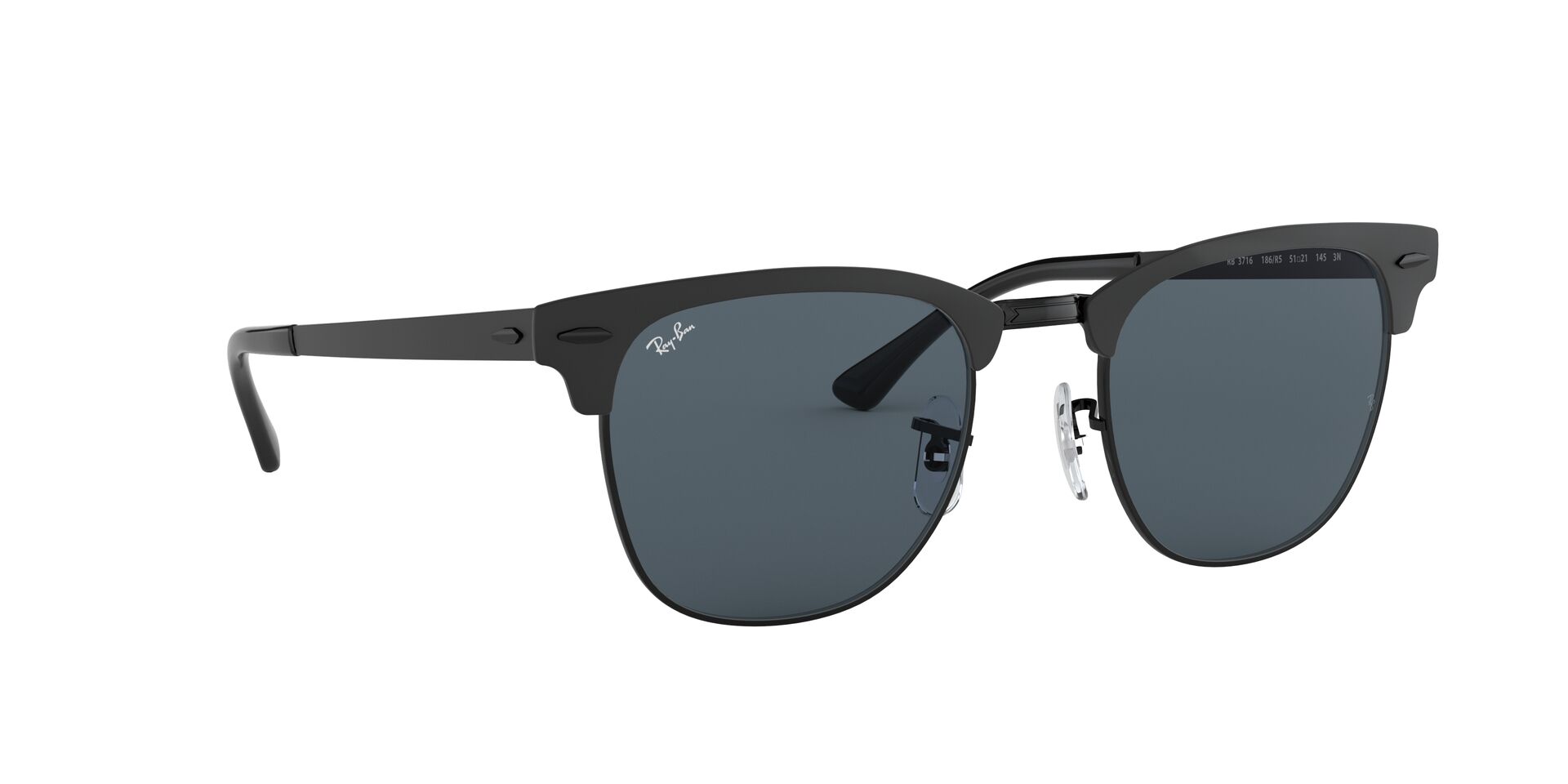 RAY-BAN RB3716 CLUBMASTER METAL 186/R5 51