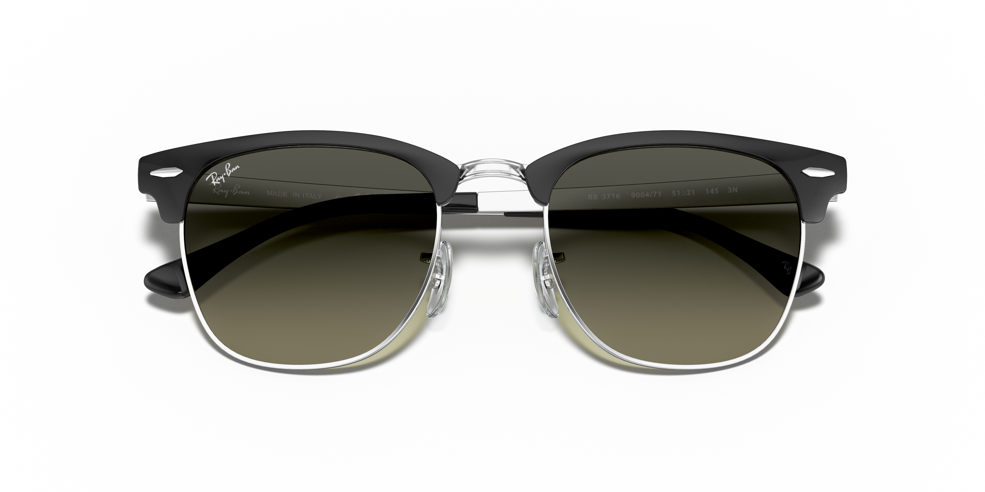 RAY-BAN RB3716 CLUBMASTER METAL 900471 51