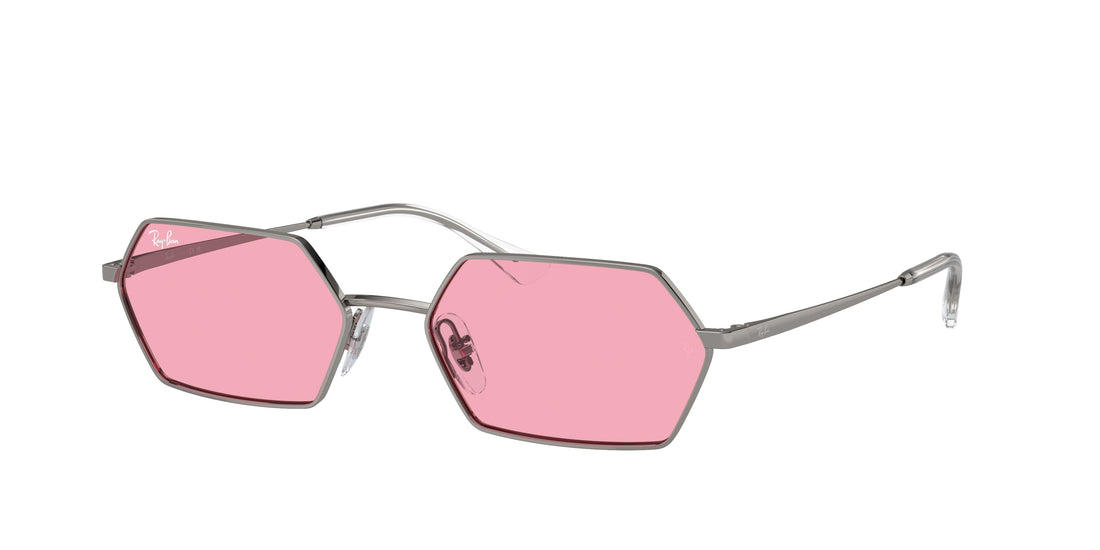 Sonnenbrillen ray-ban rb3728 yevi 004/84 gris unisex größe 58mm - Hauptansicht