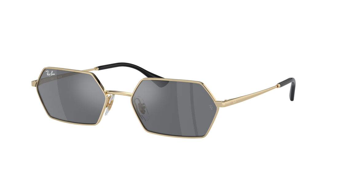 Óculos de sol ray-ban rb3728 yevi 92136v oro unisex tamanho 58mm - Vista principal
