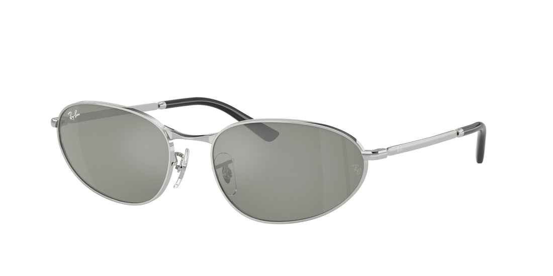 Occhiali da sole ray-ban rb3734 003/40 plateado irregular unisex taglia 56mm - Vista principale