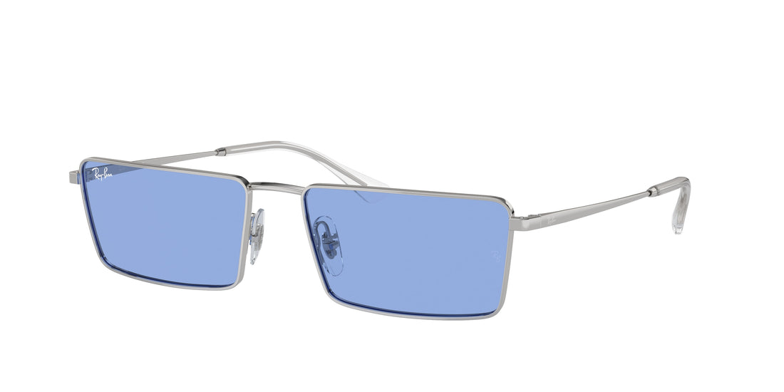 Sonnenbrillen ray-ban rb3741 emy 003/80 plateado rectangular unisex größe 59mm - Hauptansicht
