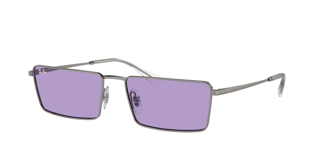 Lunettes de soleil ray-ban rb3741 emy 004/1a rectangular unisex taille 56mm - Vue principale
