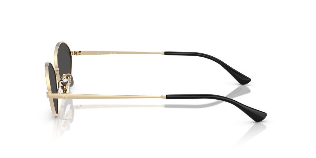 Occhiali da sole ray-ban rb3757 kai 921387 oro oval unisex taglia 56mm - Vista dettagliata