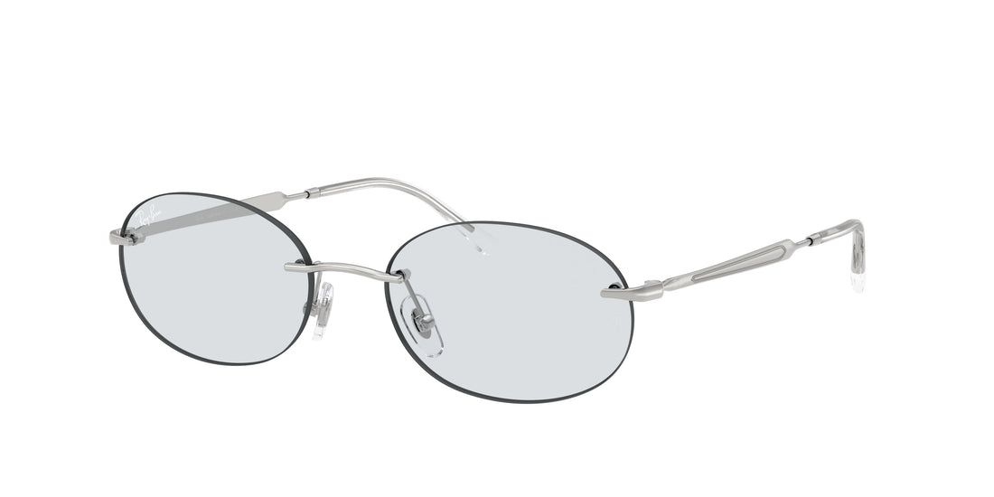 Lunettes de soleil ray-ban rb3767 003/mf plateado oval unisex taille 54mm - Vue principale