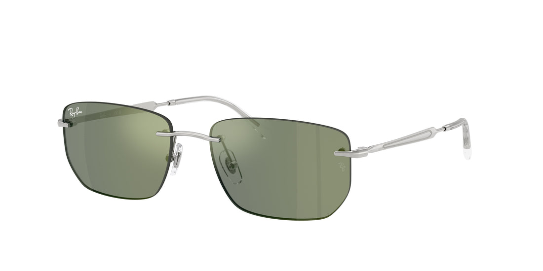 Lunettes de soleil ray-ban rb3768 003/6r plateado irregular unisex taille 56mm - Vue principale