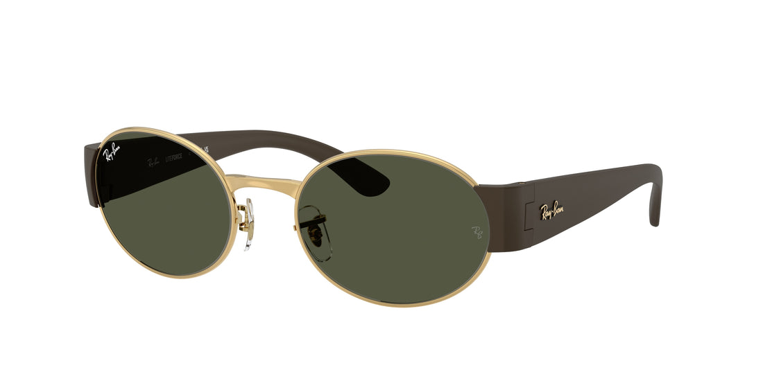 Gafas de sol ray-ban rb3770 001/31 dorado oval unisex talla 52mm - Vista principal