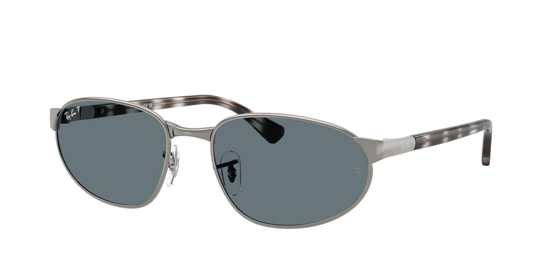 Óculos de sol ray-ban rb3777 004/3r gris irregular unisex tamanho 56mm - Vista principal