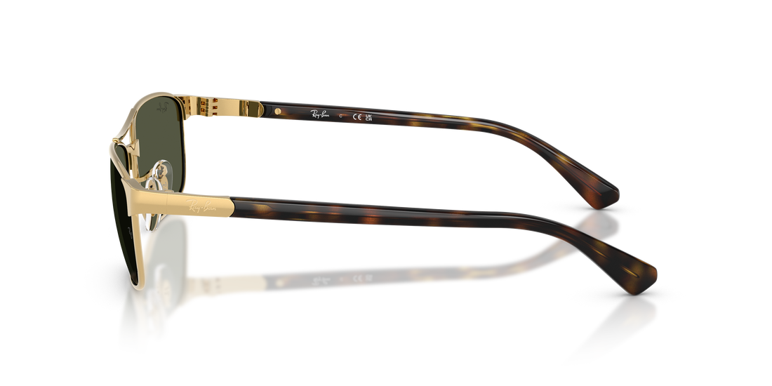 Occhiali da sole ray-ban rb3778 001/31 dorado irregular unisex taglia 57mm - Vista dettagliata