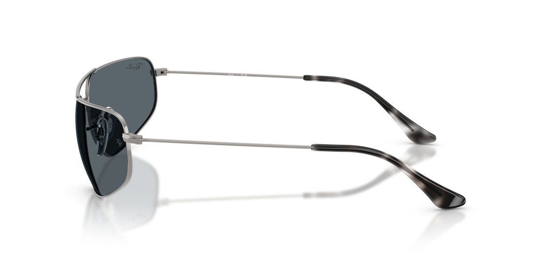 Óculos de sol ray-ban rb3780 004/r5 gris rectangular unisex tamanho 63mm - Vista de detalhe
