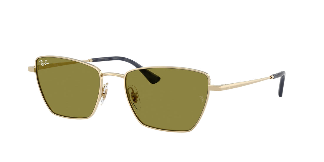 Óculos de sol ray-ban rb3783 9213/2 dorado irregular unisex tamanho 56mm - Vista principal
