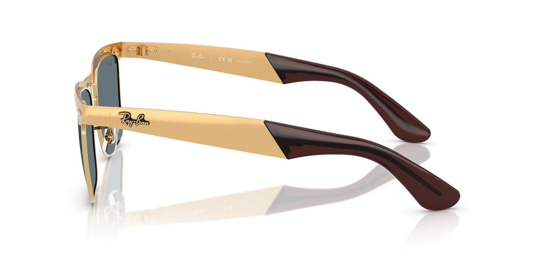 Lunettes de soleil ray-ban rb3875 wayfarer deluxe 92763r oro square unisex taille 53mm - Vue détaillée