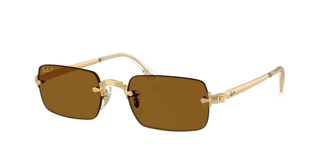 Gafas de sol ray-ban rb3928 001/83 dorado oval unisex talla 54mm - Vista principal