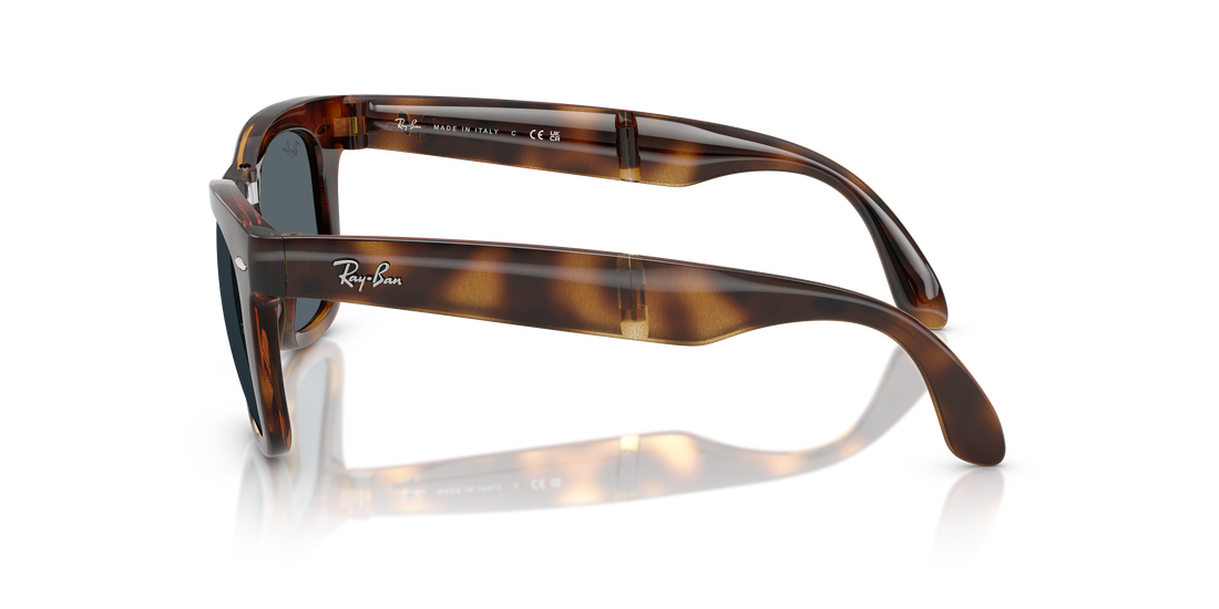 Sunglasses ray-ban rb4105 folding wayfarer 710/r5 havana square masculina size 50mm - Detailed view