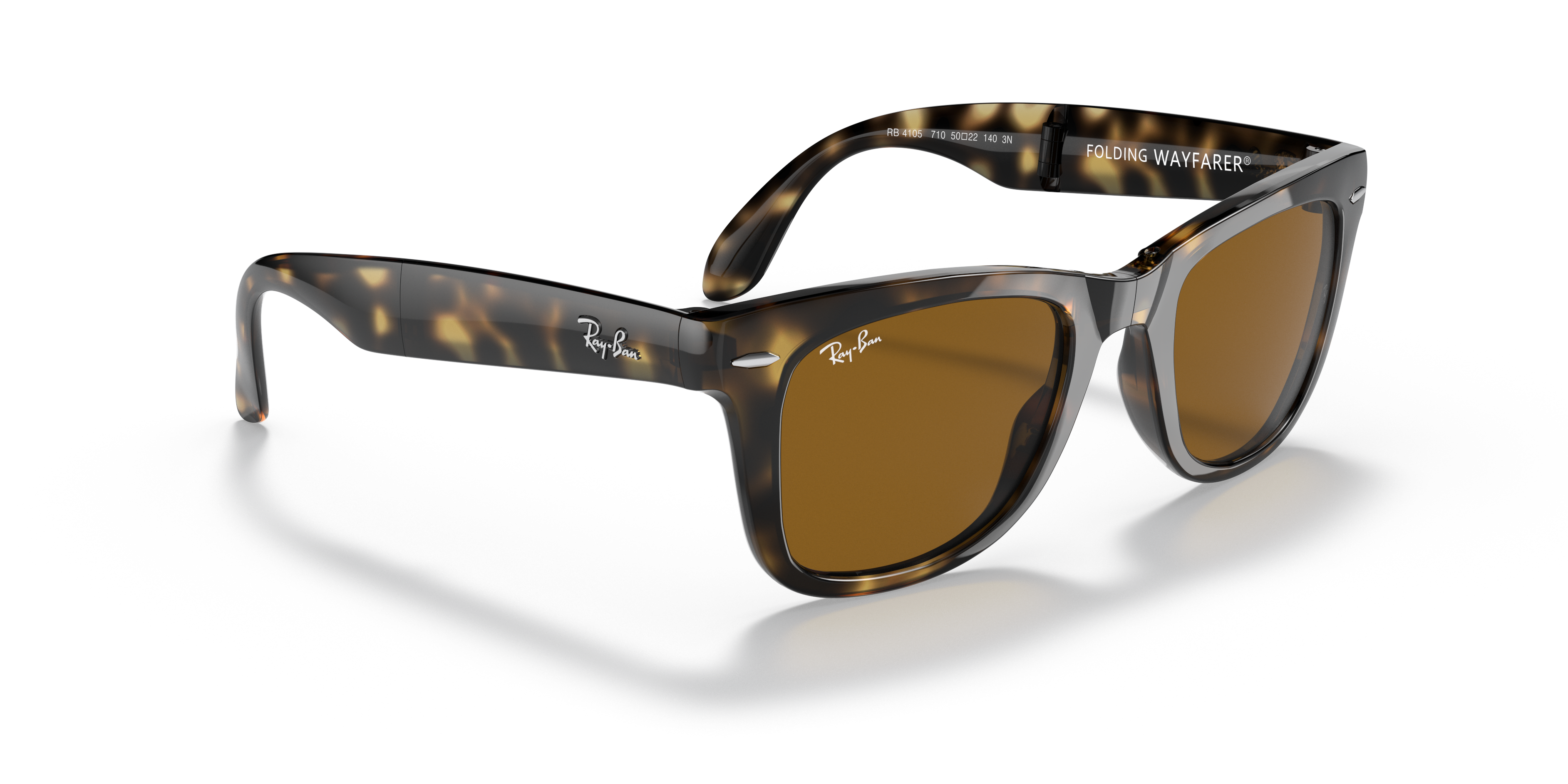 RAY-BAN RB4105 FOLDING WAYFARER 710 54