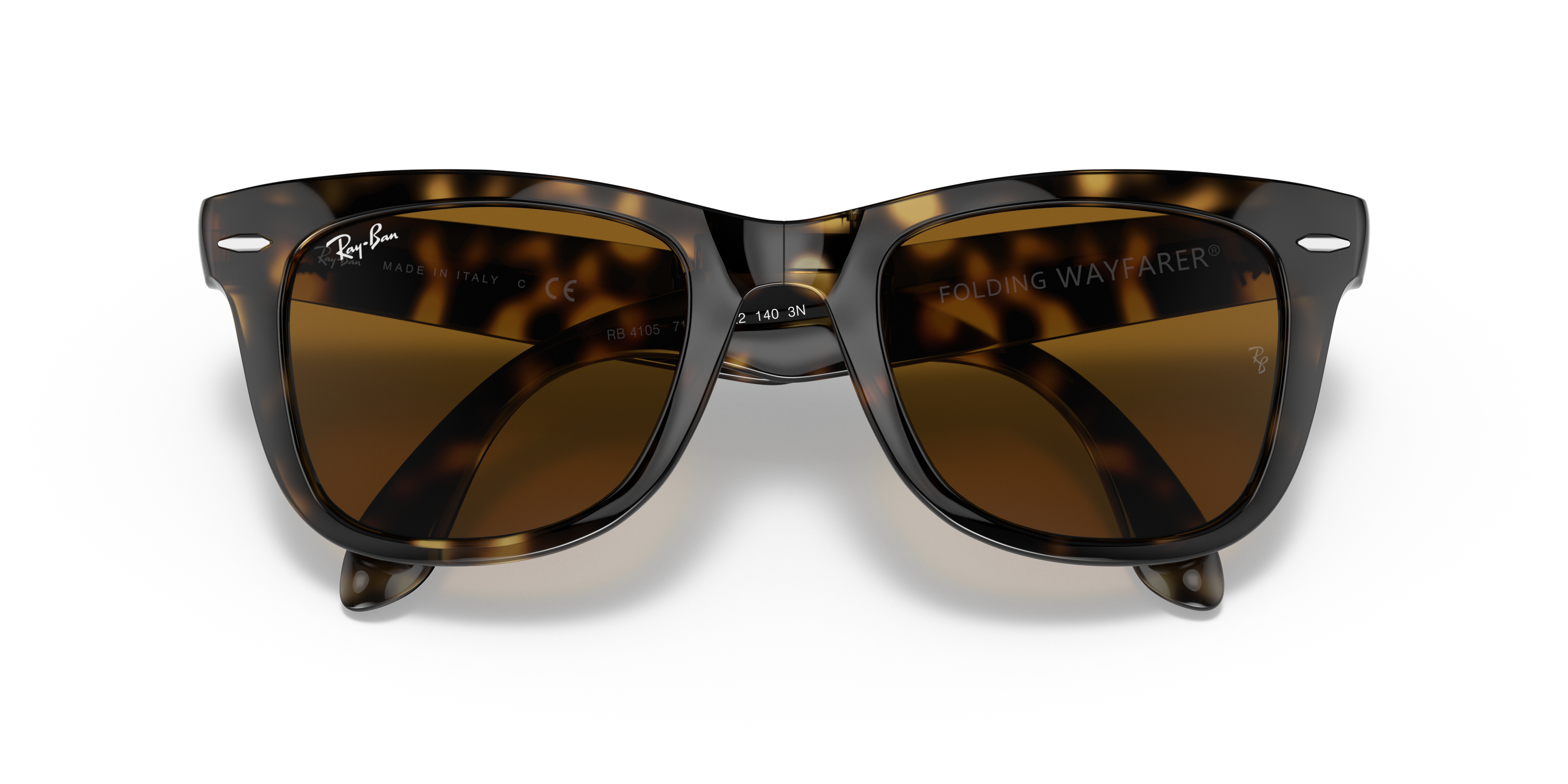 RAY-BAN RB4105 FOLDING WAYFARER 710 54