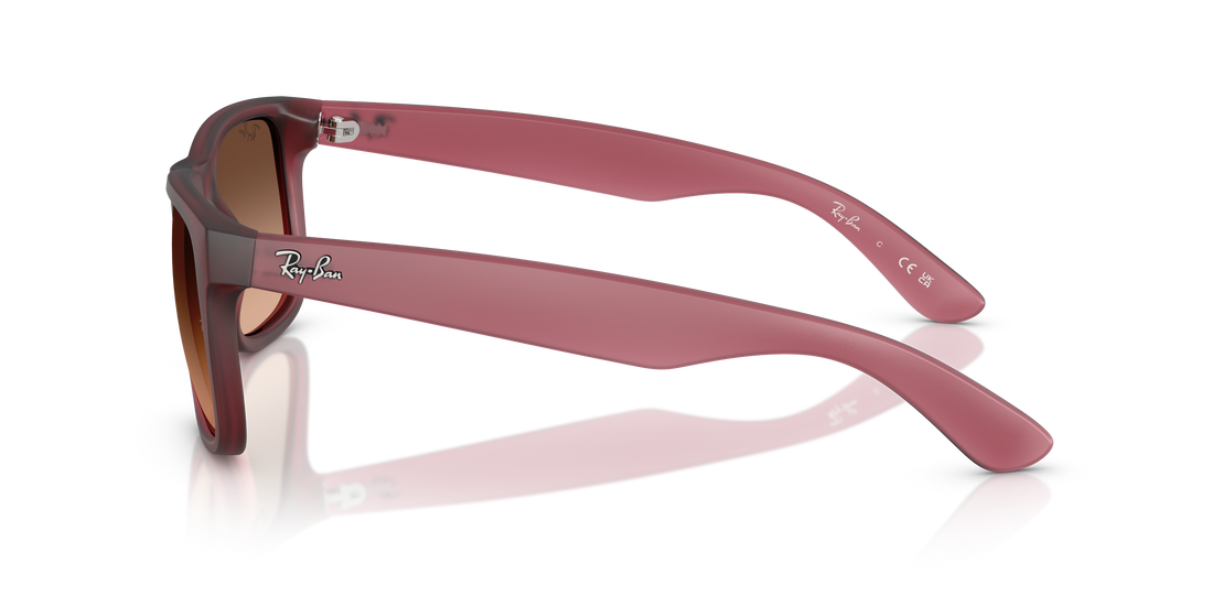 Lunettes de soleil ray-ban rb4165 justin 6815a5 violeta square masculina taille 55mm - Vue détaillée