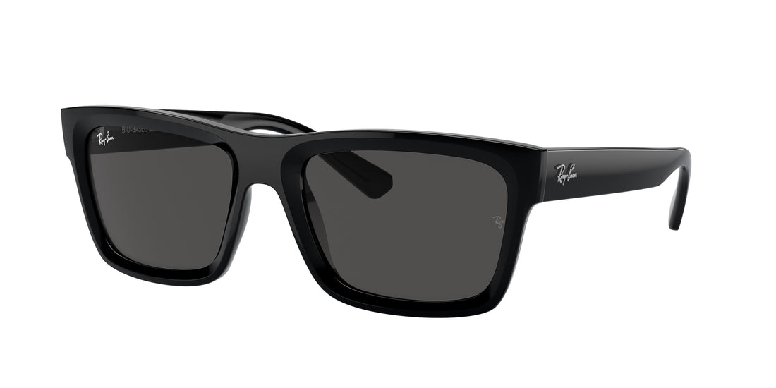 Óculos de sol ray-ban rb4396 warren 667787 negro rectangular unisex tamanho 54mm - Vista principal