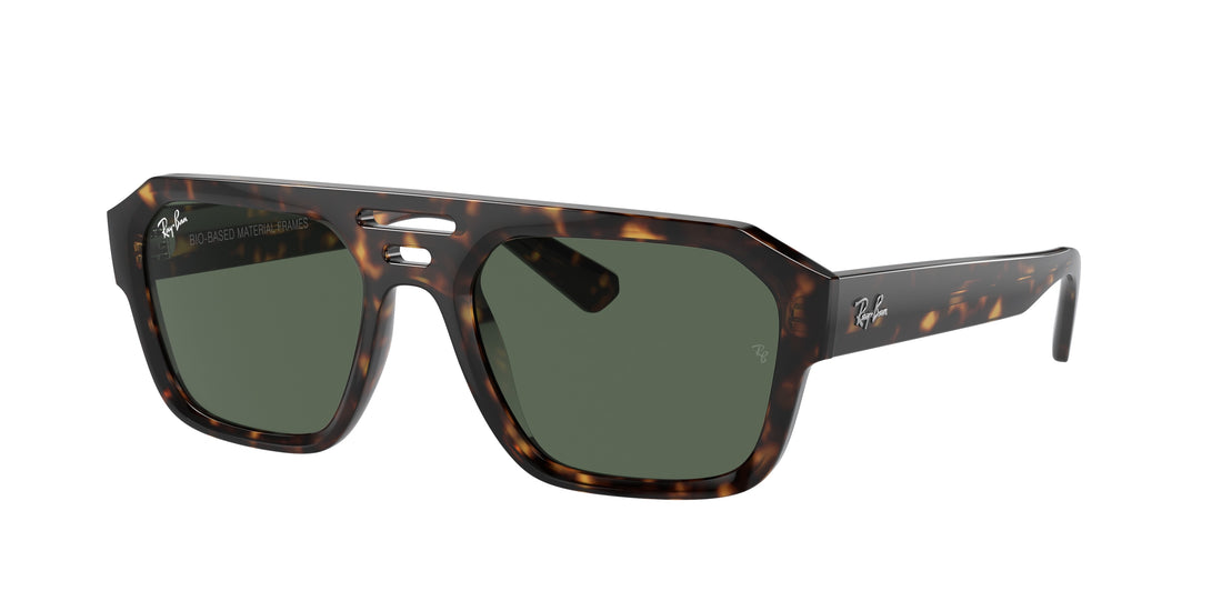 Óculos de sol ray-ban rb4397 corrigan 135971 havana irregular unisex tamanho 54mm - Vista principal