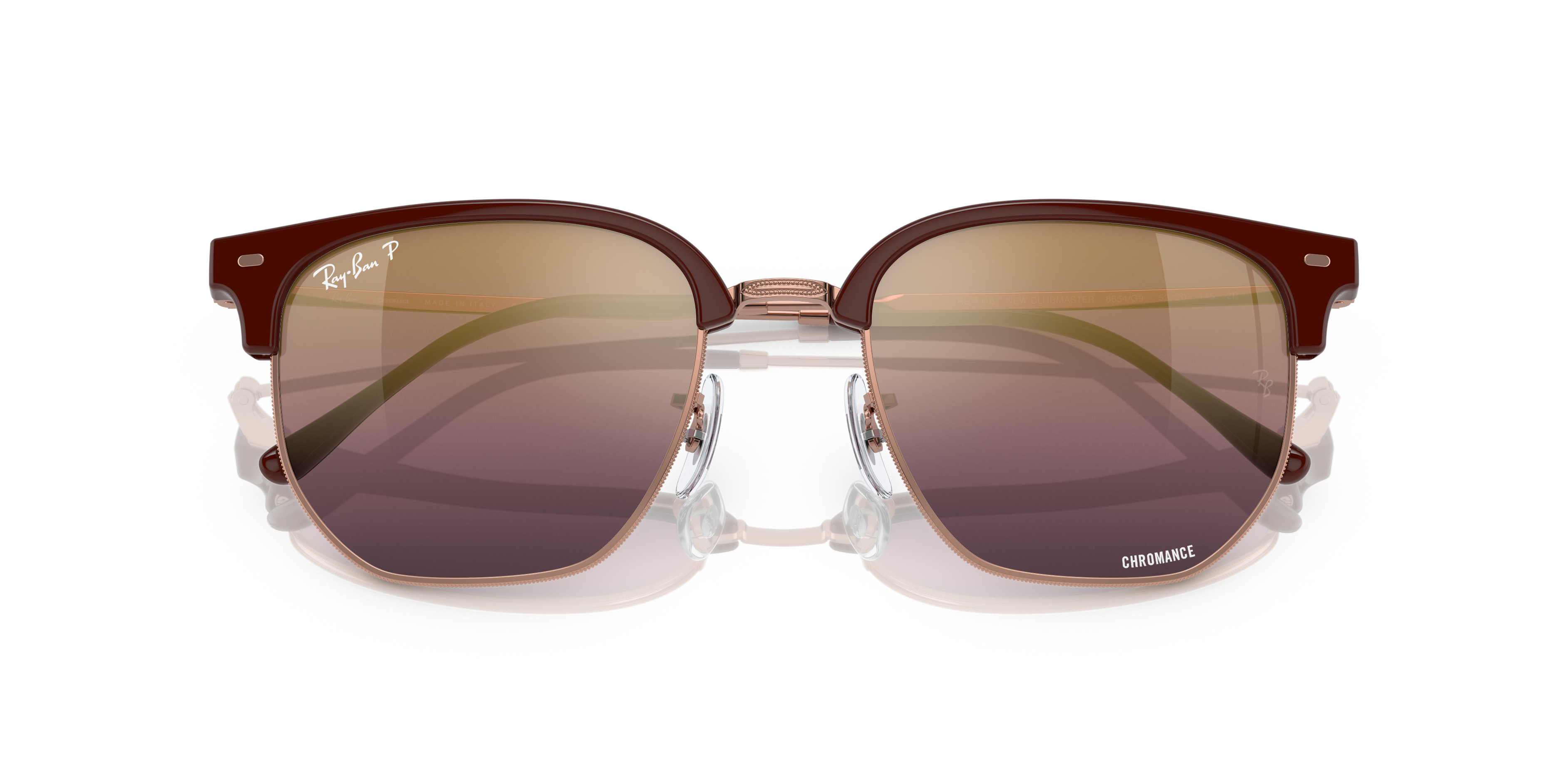 RAY-BAN RB4416 NEW CLUBMASTER 6654G9 53