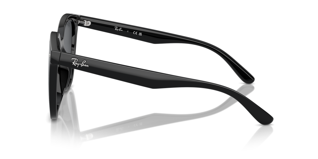 Óculos de sol ray-ban rb4423d 601/87 negro square unisex tamanho 66mm - Vista de detalhe