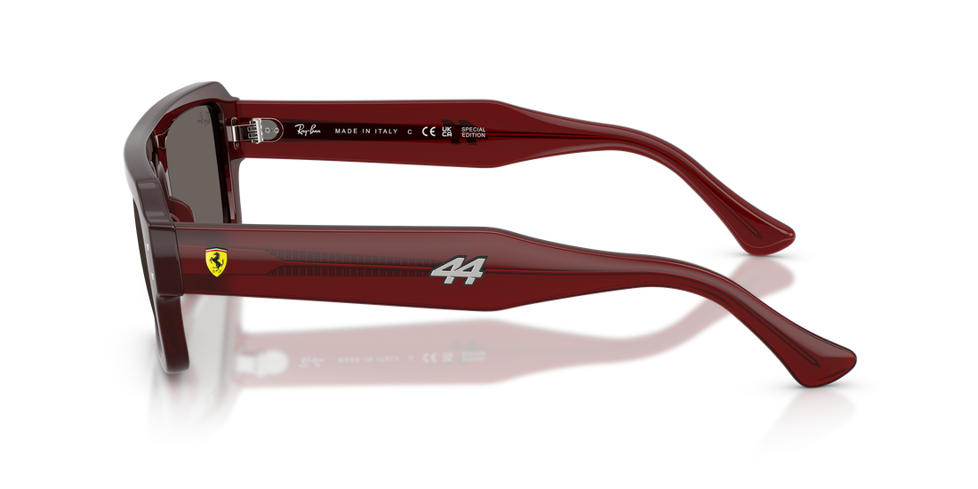 Gafas de sol ray-ban rb4454m f710b1 rojo rectangular unisex talla 56mm - Vista de detalle