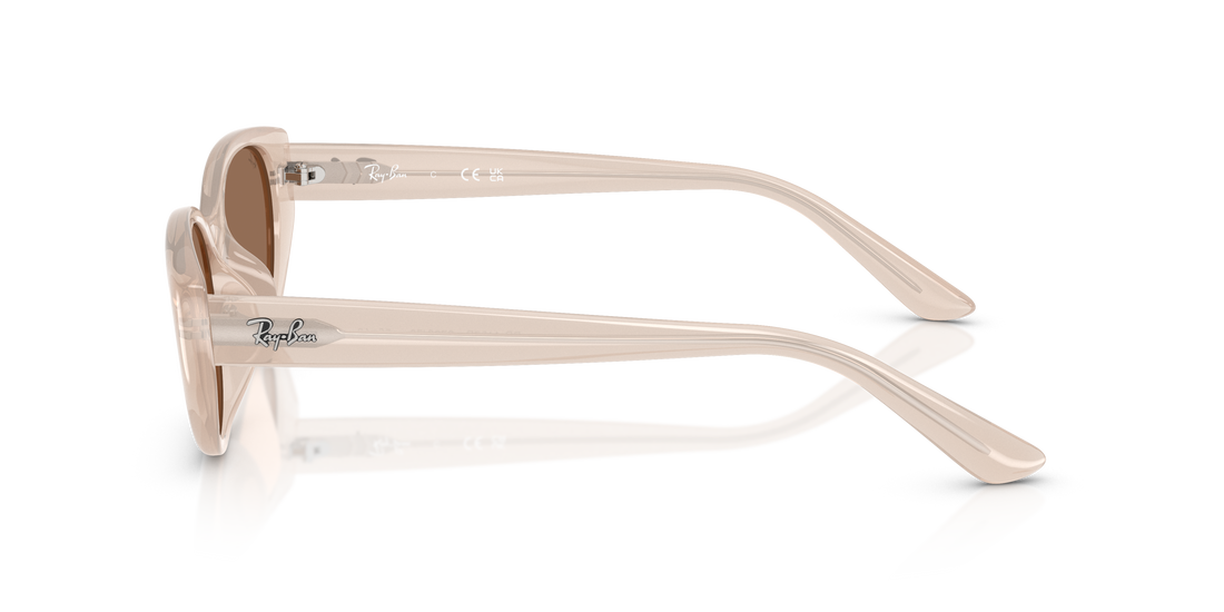 Occhiali da sole ray-ban rb4457d 678673 marron pillow unisex taglia 55mm - Vista dettagliata