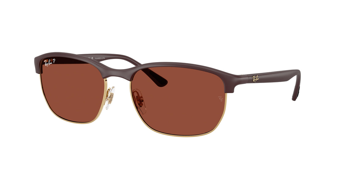 Óculos de sol ray-ban rb4469 64451b violeta square unisex tamanho 59mm - Vista principal