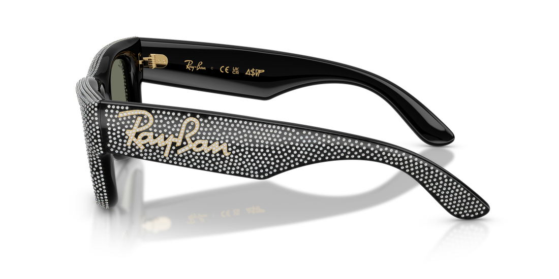 Gafas de sol ray-ban rb4940bp wayfarer puffer 686530 negro square unisex talla 47mm - Vista de detalle